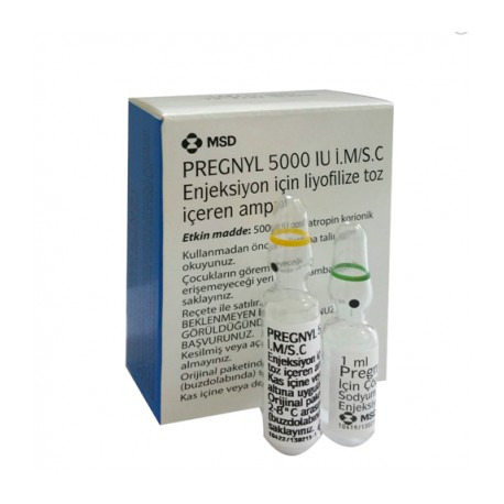 Pregnyl HCG 5000iu